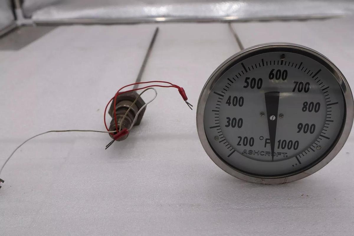 ASHCROFT 5'' BIMETAL THERMOMETER 50 EI60E #2352