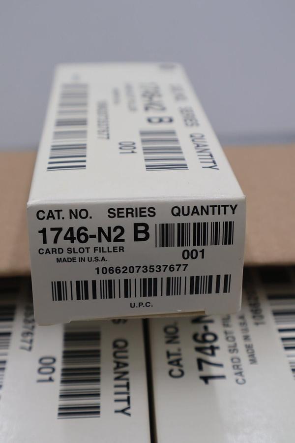 NEW IN BOX ALLEN BRADLEY 1746-N2 SER B MODULE SLOT FILLER (LOT OF 11) STK K-064A
