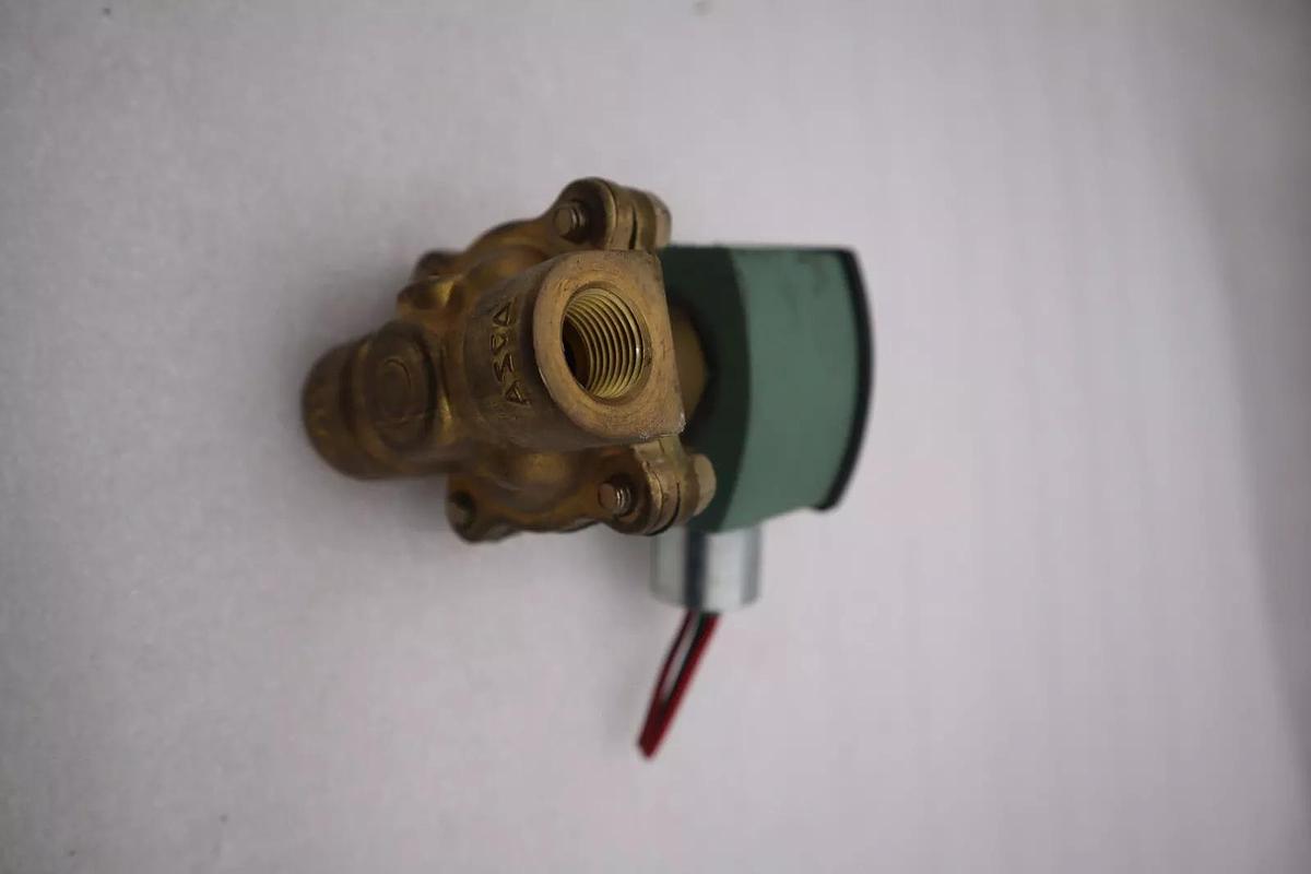 Used Asco Red-Hat 8210G33 Solenoid Valve 3/8 12VDC STOCK K-2789