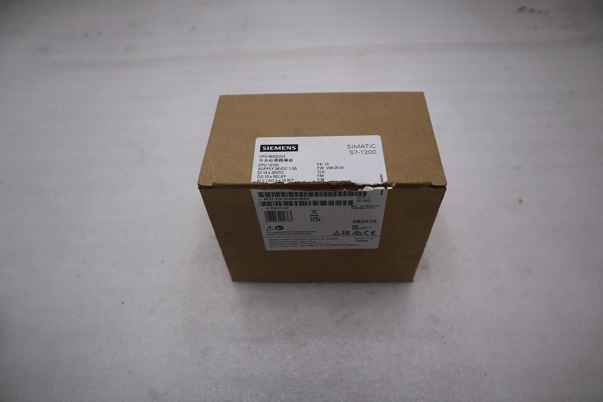 Siemens 6ES7 215-1HG40-0XB0 6ES72151HG400XB0 SIMATIC S7-1200 CPU 12 NEW #GF-763A