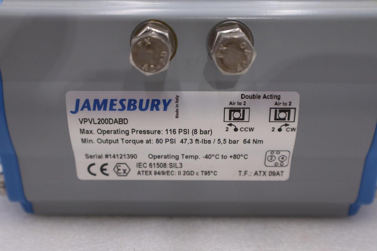 JAMESBURY 116 PSI ACTUATOR VPVL200DABD - STOCK GF1061