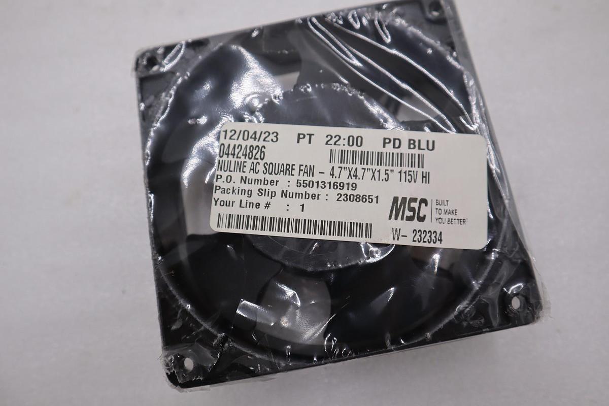 Used NEW Nuline 04424826 Axial Cooling Fan 120V STOCK H751A