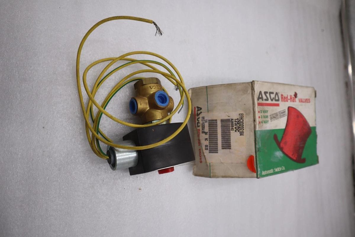 Used ASCO EFHC8320G184 RED-HAT II 120V-AC 1/4IN NPT SOLENOID VALVE - STOCK K-3256CC
