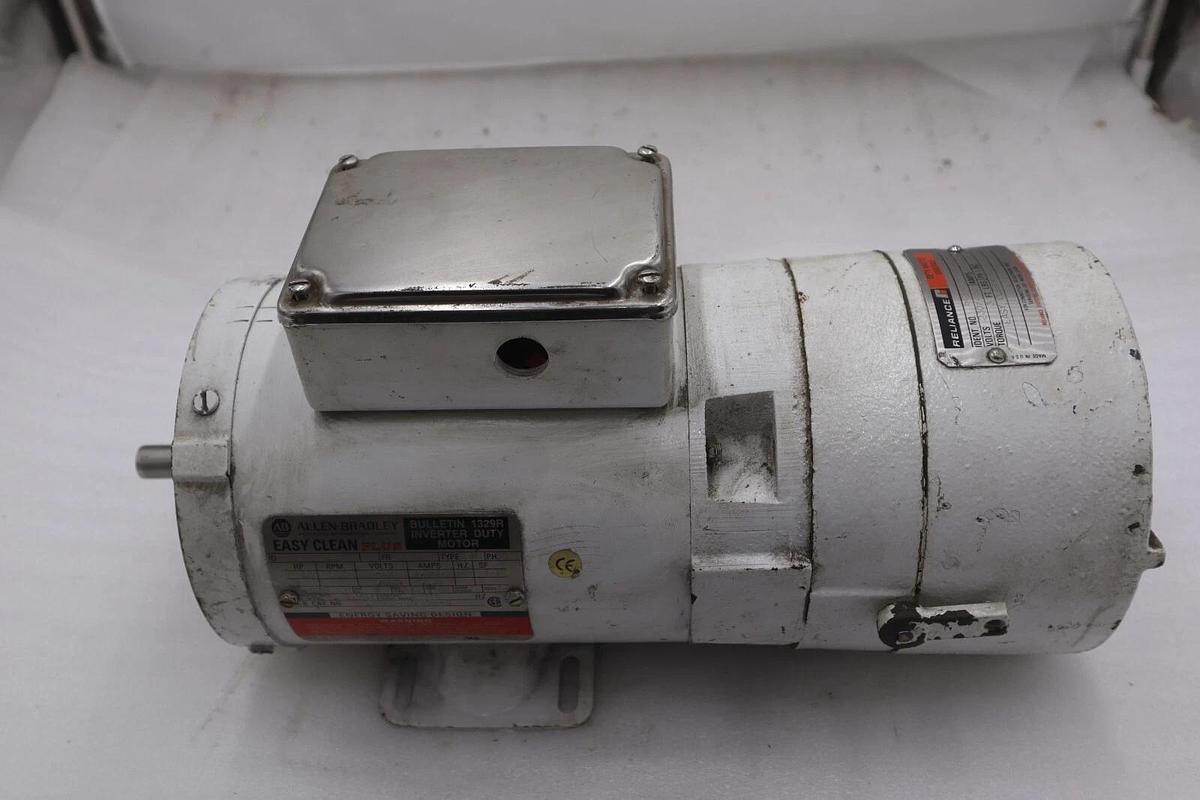 Used ALLEN BRADLEY BULLETIN 1329RS-HAOF518WKC INVERTER DUTY MOTOR #M-40