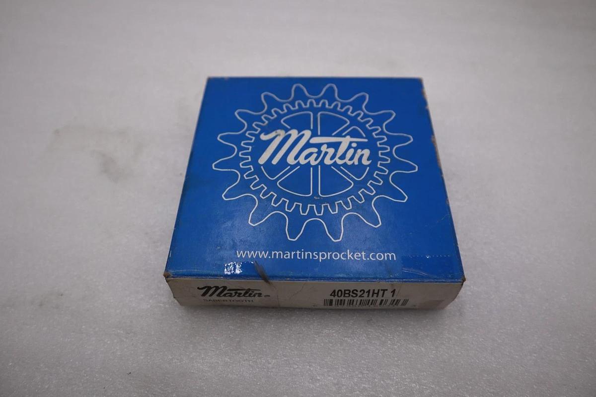 MARTIN SPROCKET & GEAR INC 40BS21HT 1 1" Bore Sprocket Steel STOCK H1351