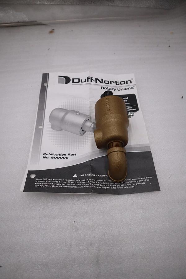 DUFF-NORTON 730398C Rotary Union Carbon Steel NEW IN BOX STOCK GF-1343