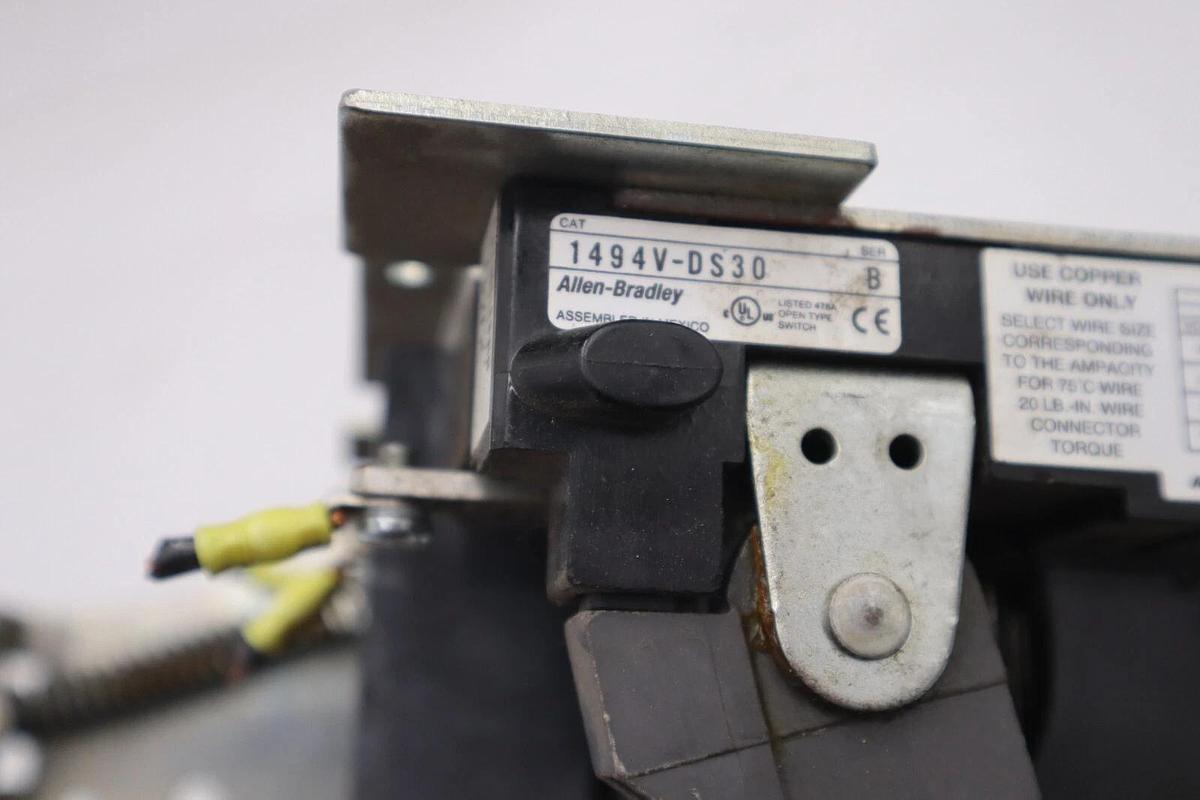 Used Allen Bradley 1494V-DS30 Disconnect 30 Amp 600 VAC Ser. D STOCK 5847