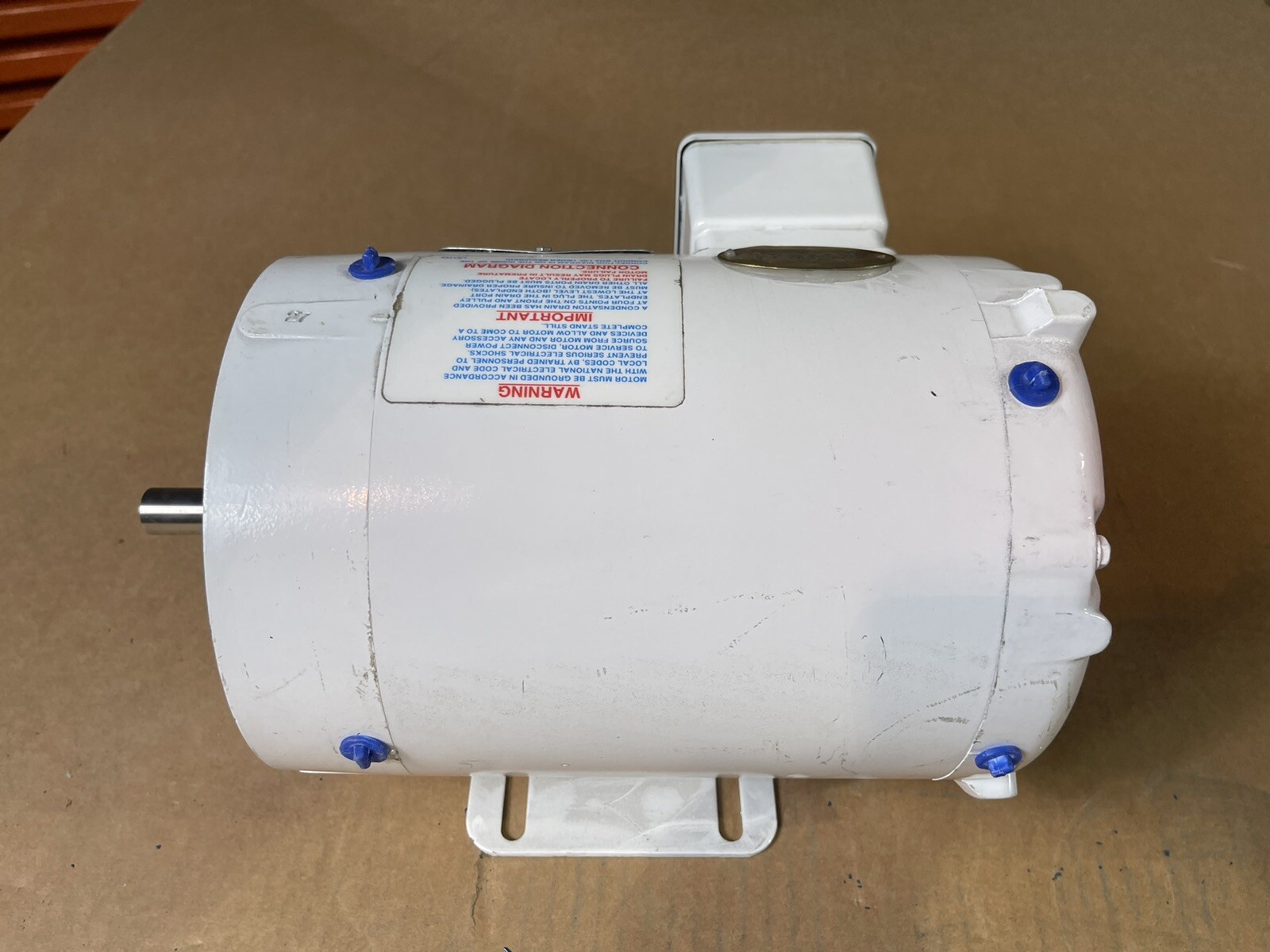 Used .5 HP BALDOR MOTOR SPEC 35Z862-1706G1 3450 RPM NEW MOTOR FRAME 56CZ S-65