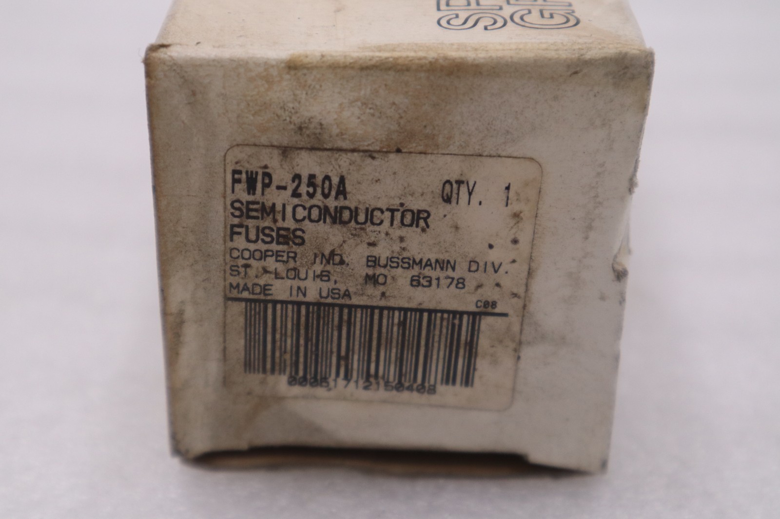 Used LOT OF 2 - BUSS FWP-250A SEMICONDUCTOR FUSE 700V AC/DC 250A - STOCK H-1684A