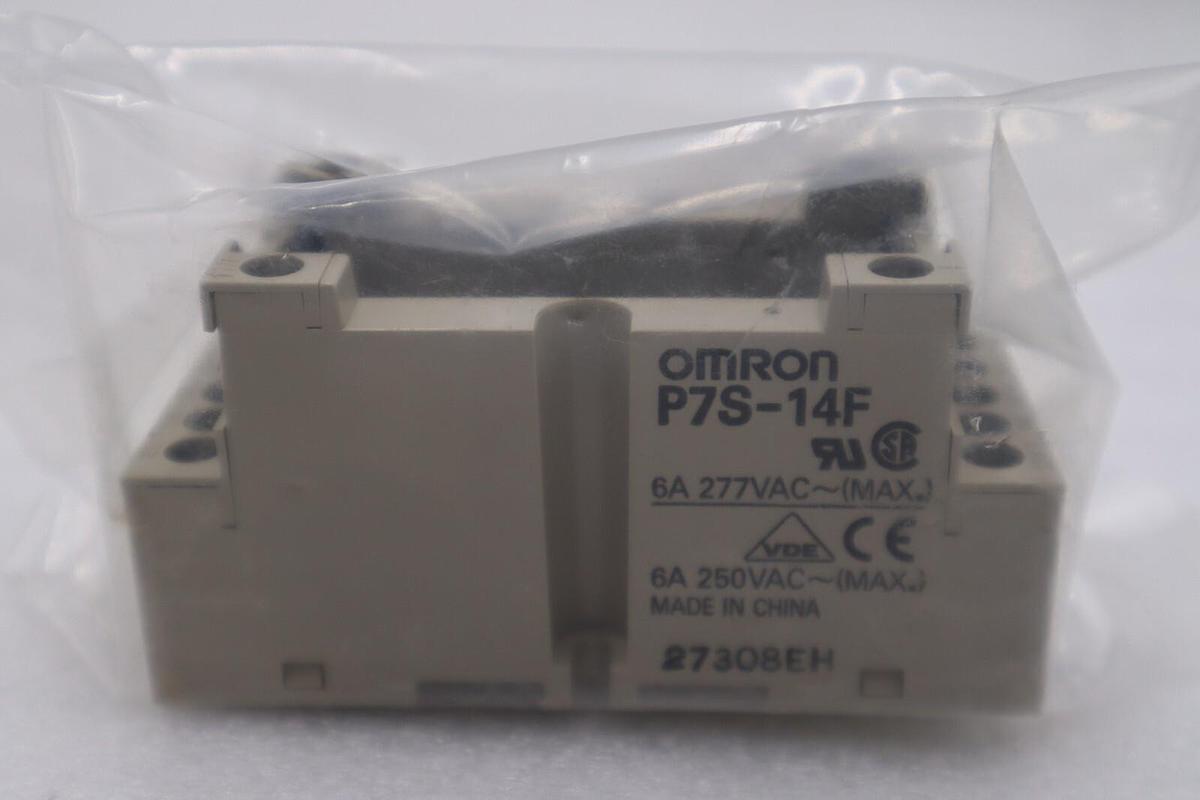 Used NEW OPEN BOX Omron P7S-14F-END 14-Pole Relay Socket 10A STOCK G1002A