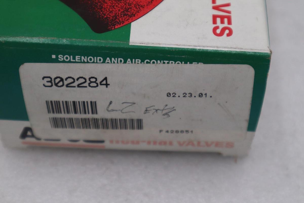 ASCO 302284 Solenoid Valve Rebuild Kit - NEW OPEN BOX - STOCK GF651A