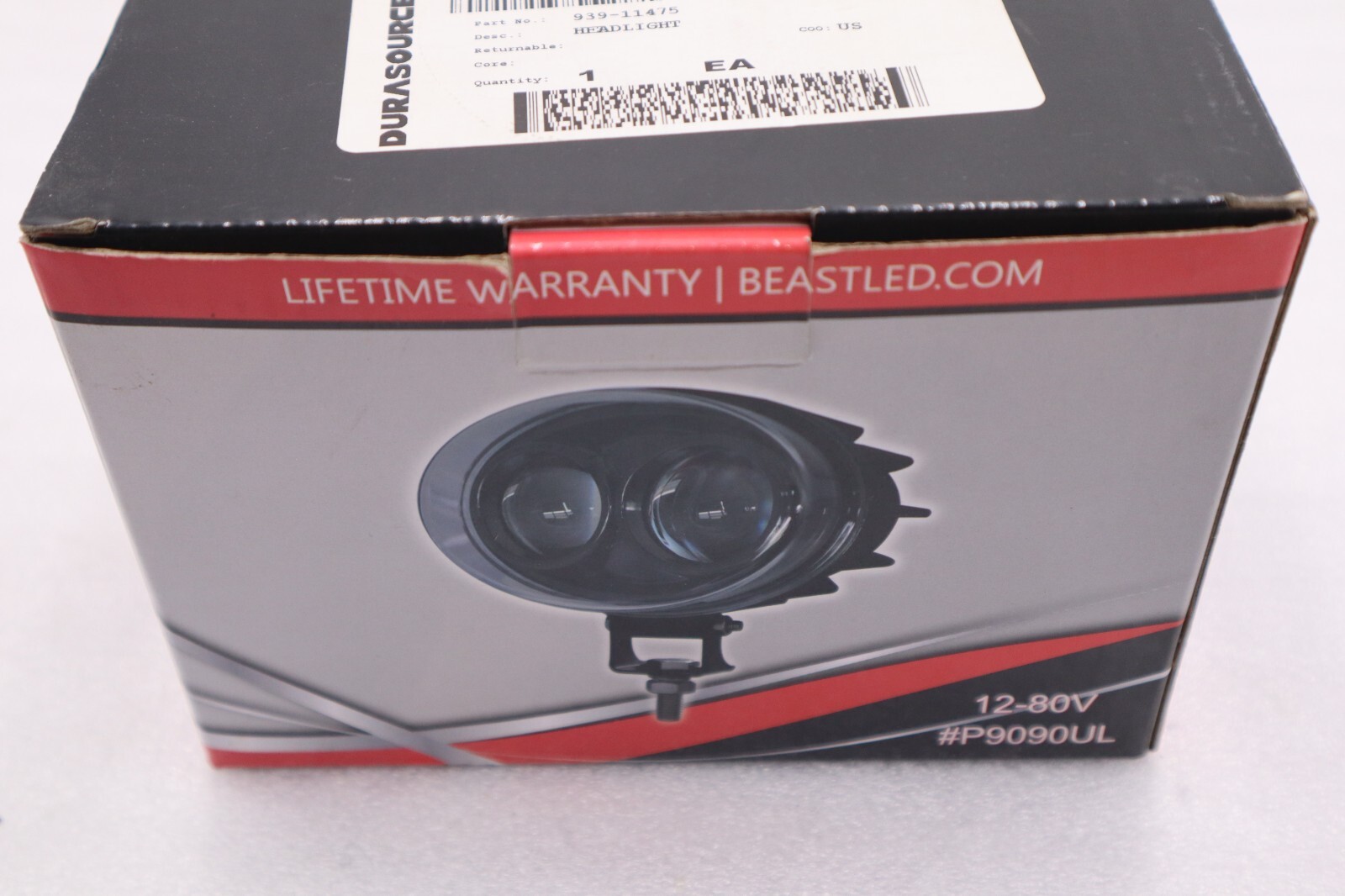 Used Durasource Headlight 939-11475/ 93911475 SafetySpot 12-100V NEW OPEN BOX STK5297