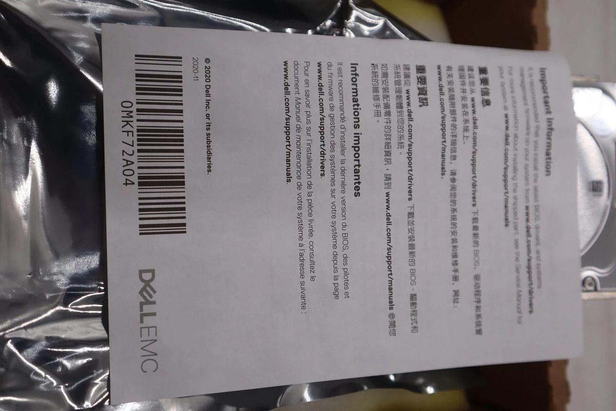 Used Dell 600GB SAS 12Gbps HDD 2.5” 10K RPM Exos 10E2400 1XF230-154 - STOCK GF-18A