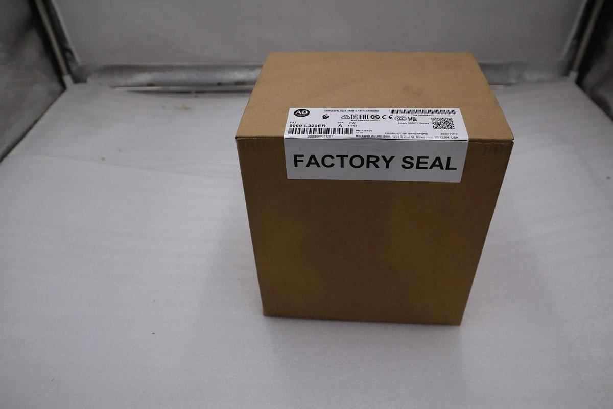 Used SEALED Allen Bradley 5069-L320ER CompactLogix 5380 2MB Controller - STOCK GF27