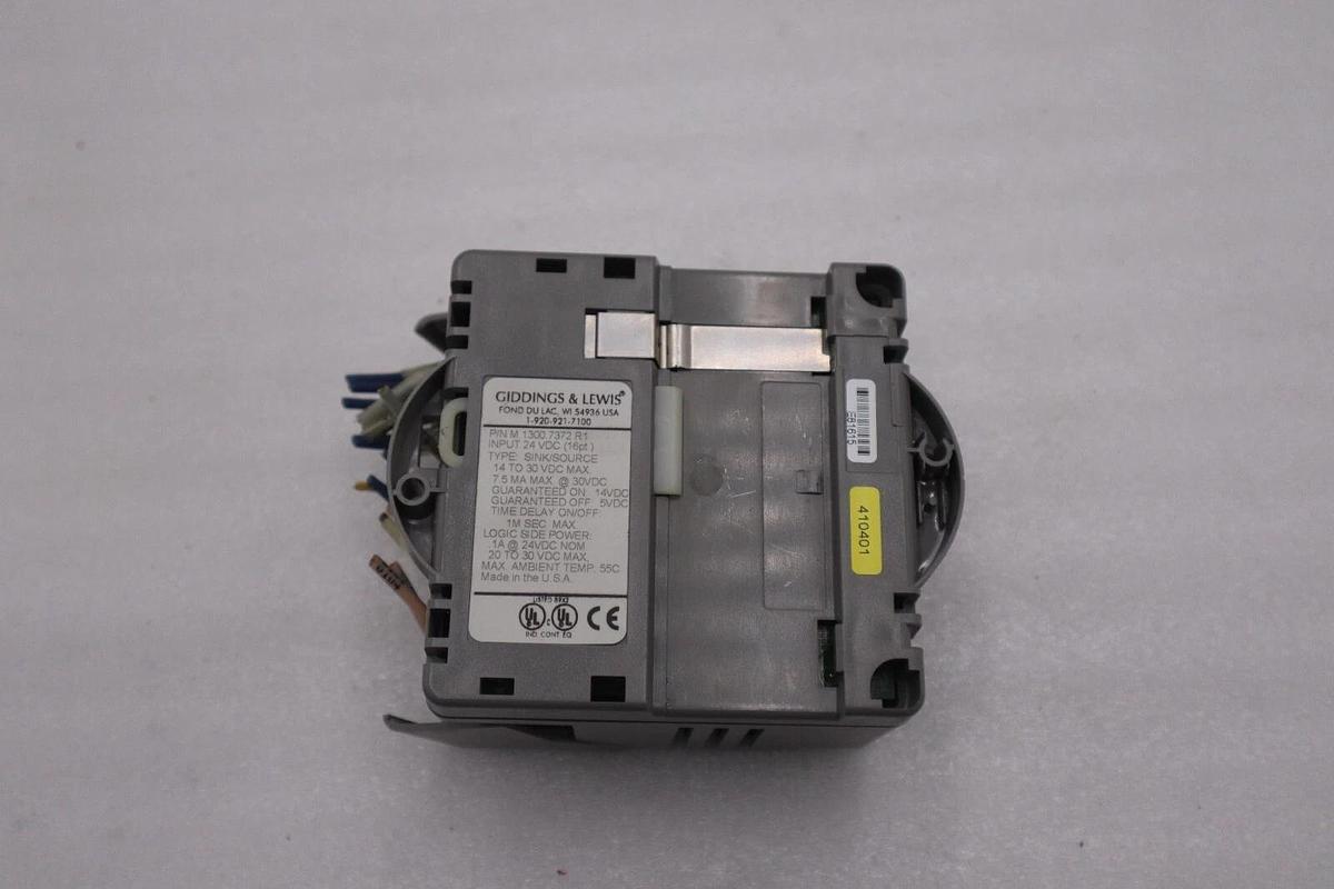 Used GIDDINGS & LEWIS M.1300.7372 R1 Input Module 24VDC SINK/SOURCE STOCK 628-D
