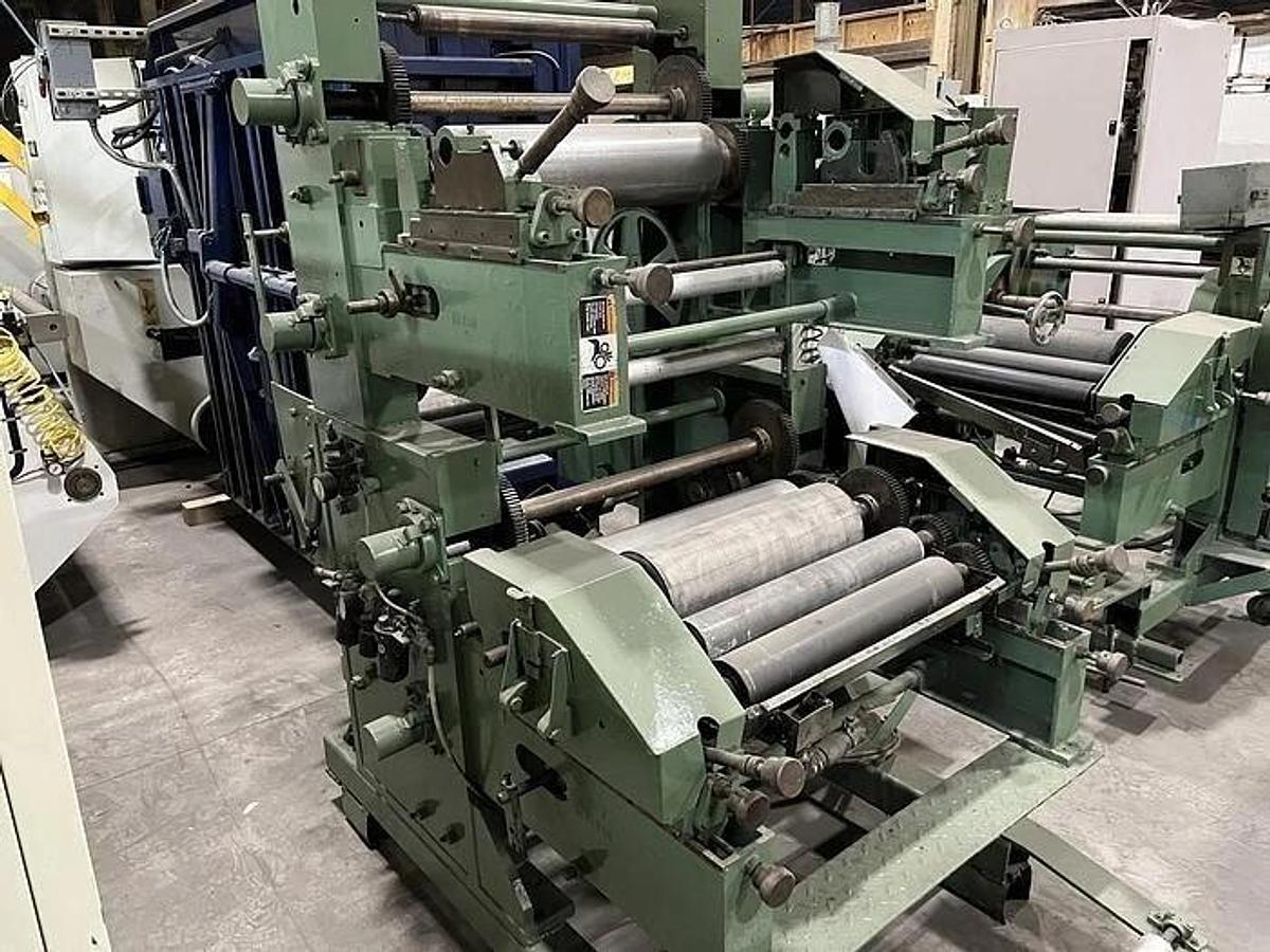 Used 22" WOLVERINE CUBLINE MODEL 21-1 INLINE FLEXO PRESS 1 COLOR