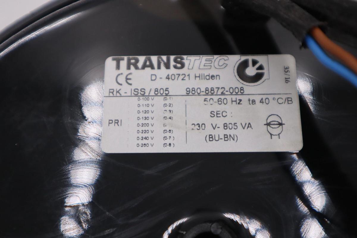 Used Transtec D-40721 Hilden Transformer STOCK H771A