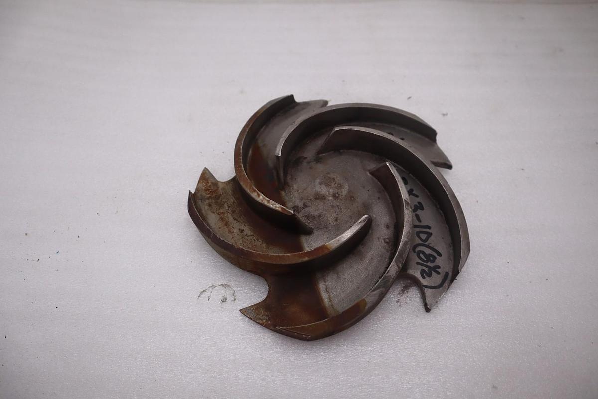 Used Goulds 5 Vane Impeller Part#:100-596 Casting#: 54019 Material:CF8M - STOCK G407B