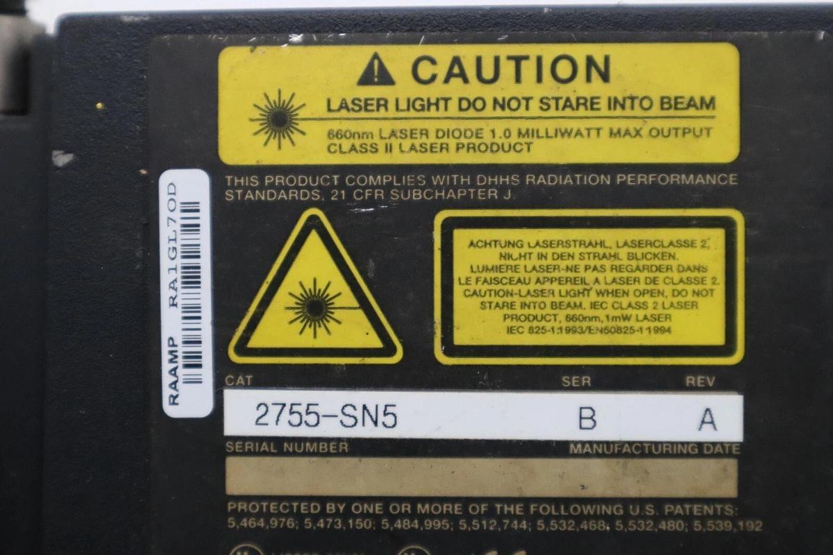 NEW Accu-sort 2755-SN5 SER.B Adapta-Laser Scanner/Barcode Reader STOCK H1199