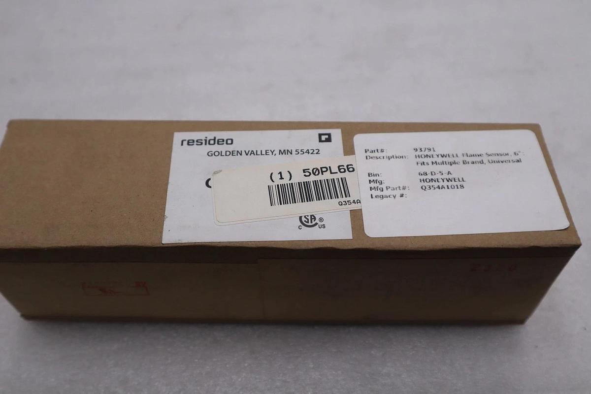 Resideo Q354A1018 Flame Sensor 6 Inch - NEW IN BOX - STOCK 3445CC