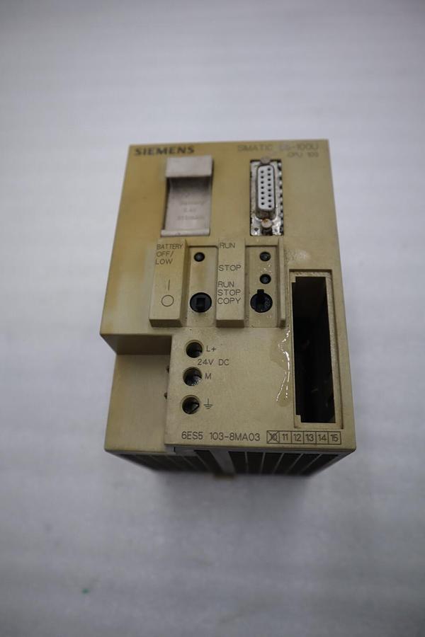 Used Siemens 6ES5 103-8MA03 Simatic S5-100U CPU STOCK L-387-C