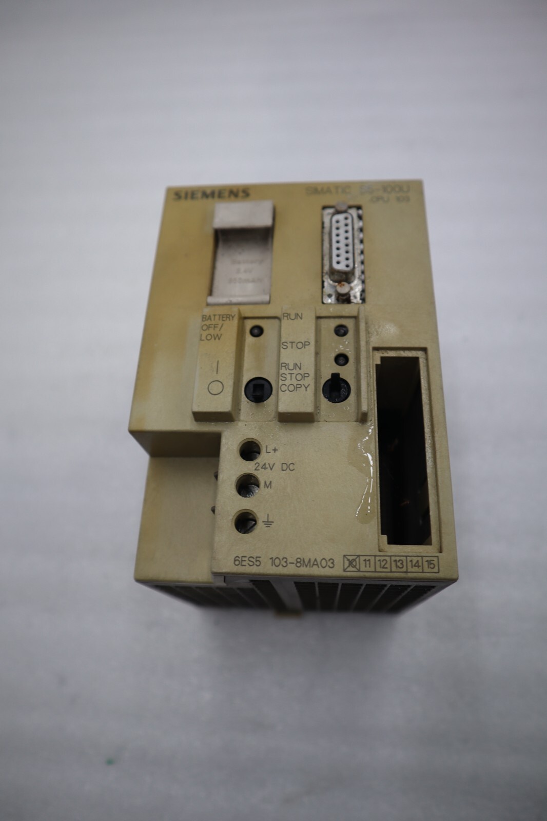 Used Siemens 6ES5 103-8MA03 Simatic S5-100U CPU STOCK L-387-C