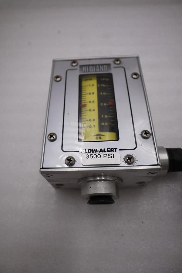 HEDLAND FLOW-ALERT FLOW SWITCH 3500 PSI 241 BARS MAX H601A-001-F1 NEW #H1207