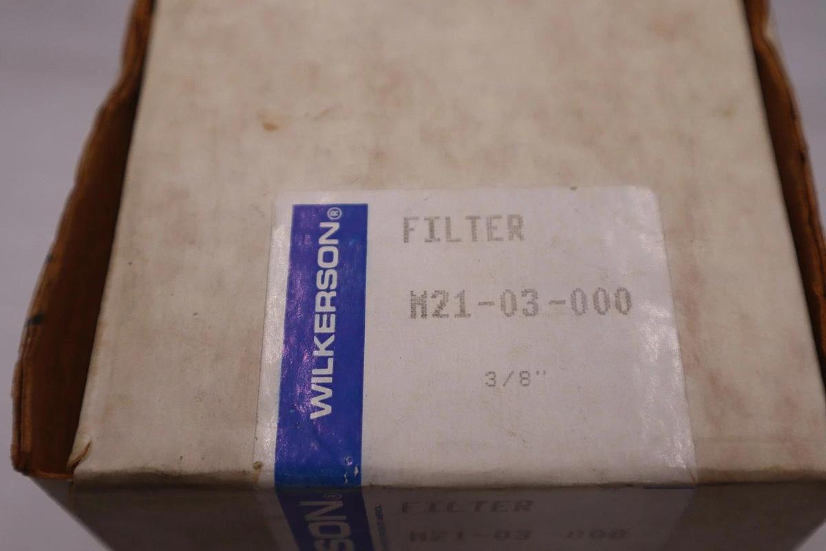 Used NEW WILKERSON M21-03-000 COALESCING FILTER M21-03-000 STOCK 6067
