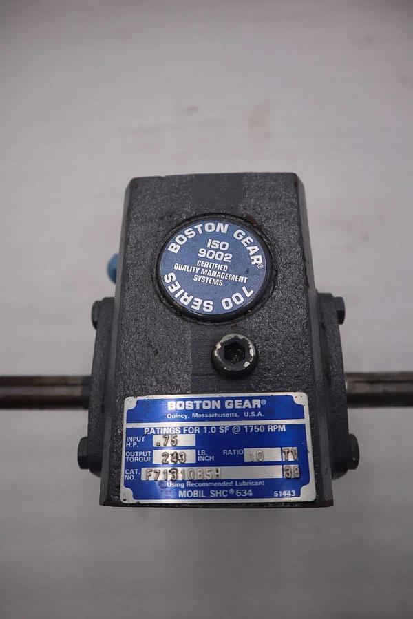 BOSTON GEAR F71310B5H GEAR REDUCER SSTOCK #M-27