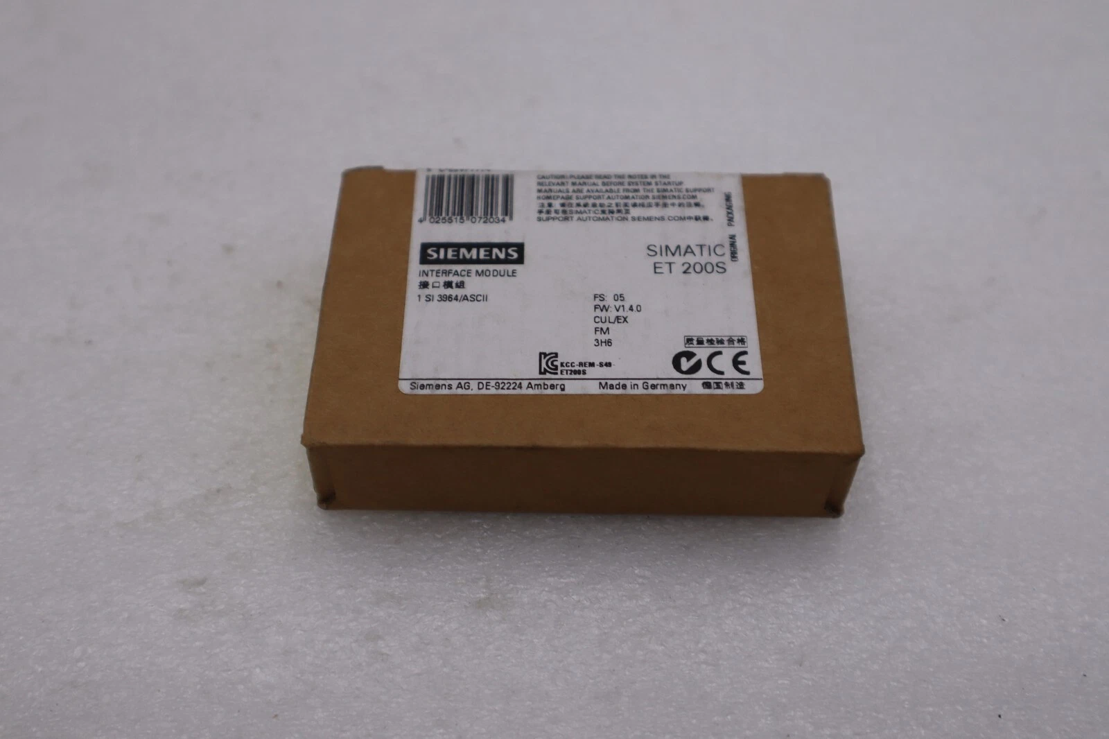 Used Siemens Simatic S7 6ES7 138-4DF01-0AB0 / 6ES71384DF010AB0 NEW SEALED BOX #G906A