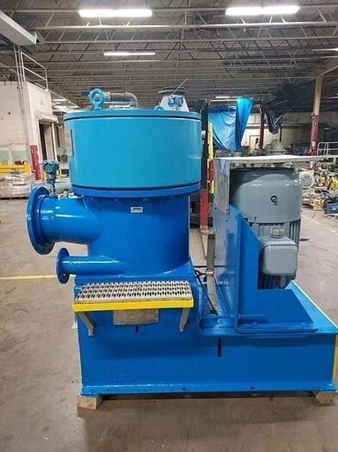 Used KADANT BLACK CLAWSON MODEL 24PS PRESSURE SCREEN WITH 125 HP MOTOR