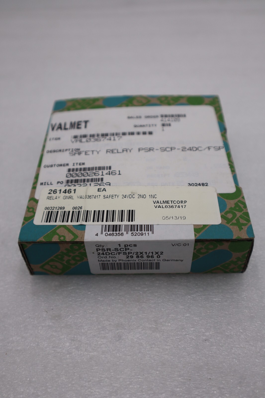 NEW PHOENIX CONTACT PSR-SCP-24DC/FSP/2X1/1X2 24VDC NSMP STOCK G724A