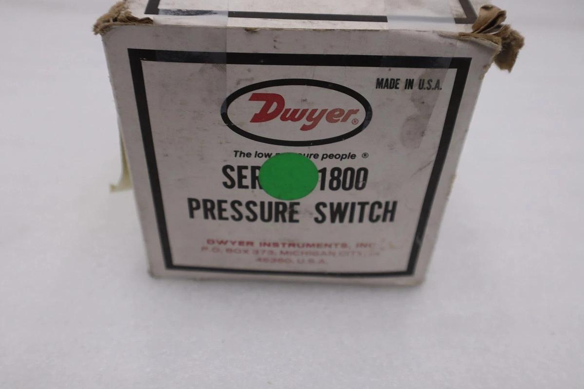 Used DWYER SERIES 1800 PRESSURE SWITCH 1823-0 - NEW IN BOX - STOCK L213CC