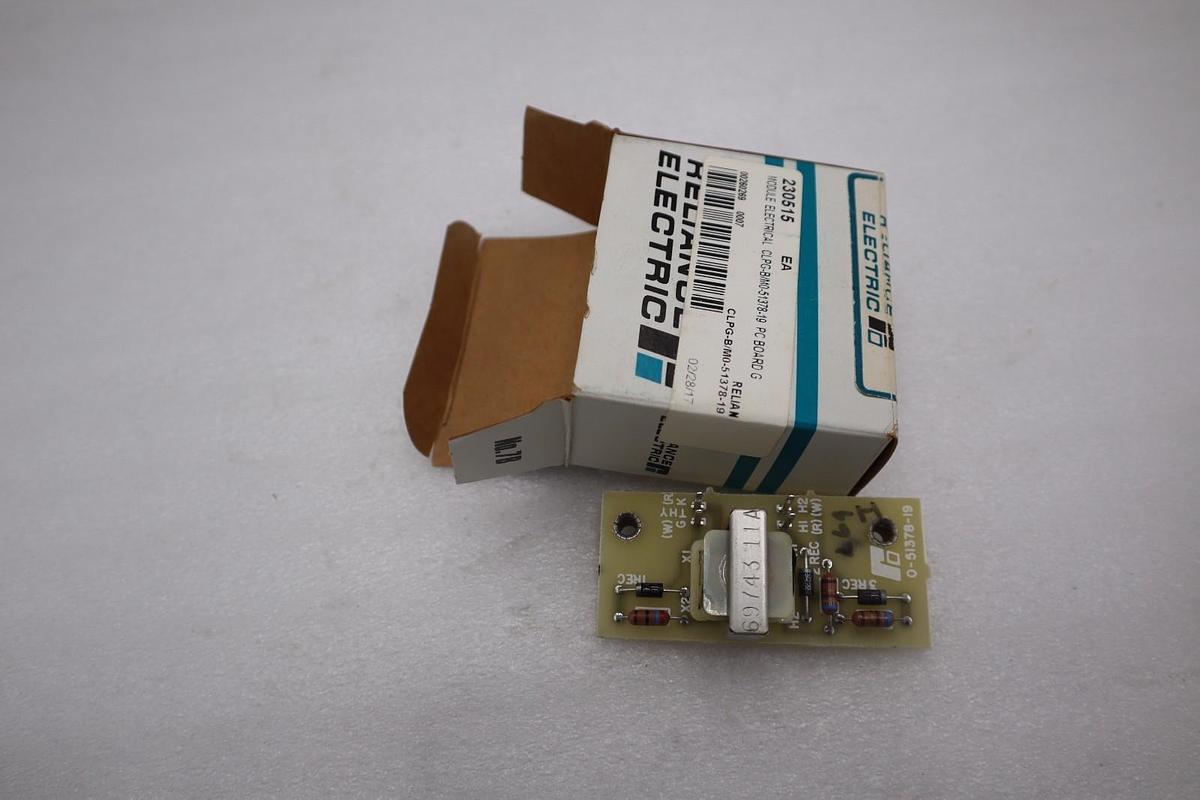 Used NEW OPEN BOX RELIANCE ELECTRIC 0-51378-19 CIRCUIT COUPLING CARD 05137819 --G895A