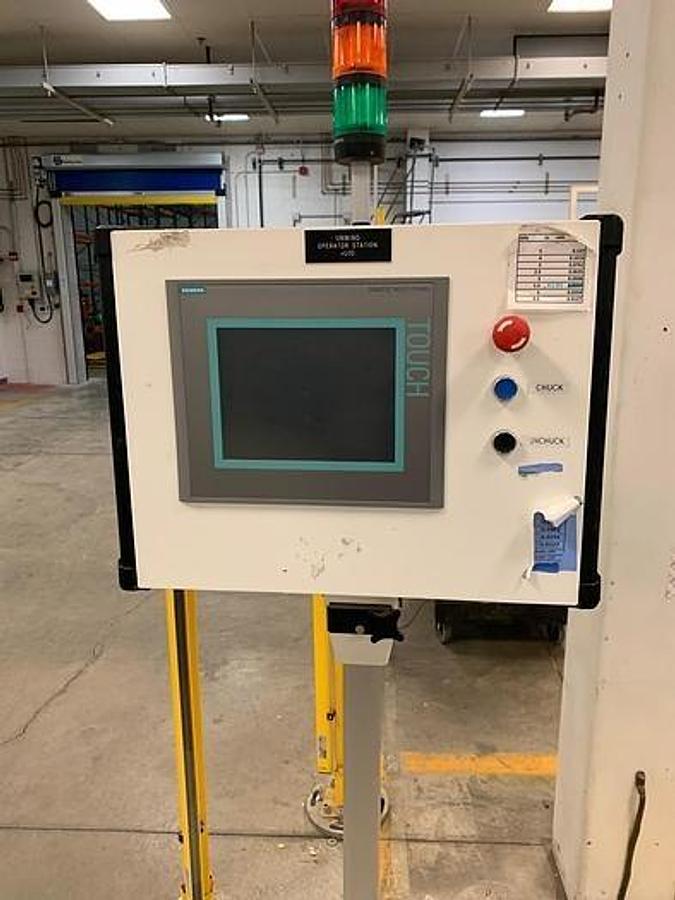 Used 66" GEOMETRICS SHAFTLESS TURRET UNWIND WITH SPLICING 40" OD CAPACITY