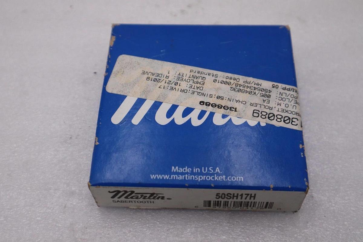 NEW Martin 50SH17H Roller Chain Sprocket SH Bore STOCK H1437A