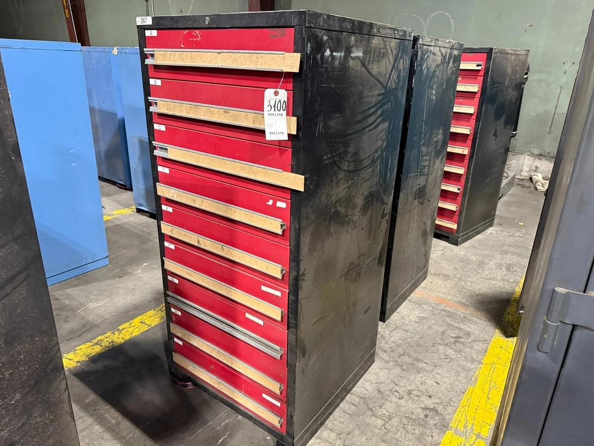 Used VIDMAR STYLE 9 DRAWER CABINET  (NO CONTENTS)