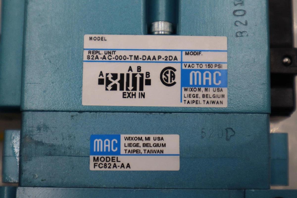 Used NEW MAC 82A.AC.000.TM.DAAP.2DA 110/120V NSNP STOCK H1458