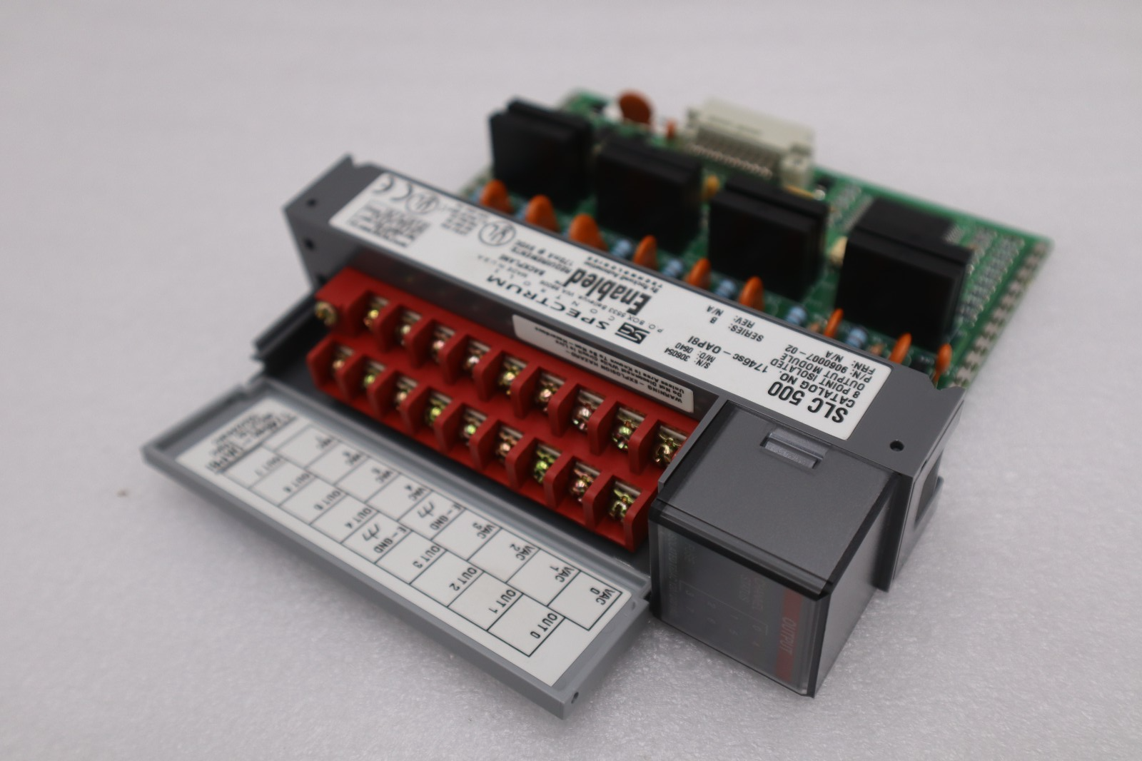 Used SPECTRUM CONTROLS 1746SC-OAP8I / 1746SCOAP8I - NEW NO BOX - STOCK GF244A