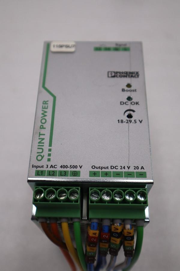 Used Phoenix Contact 2866792/ QUINT-PS/3AC/24DC/20 24V 20A Power Supply - STOCK H824C