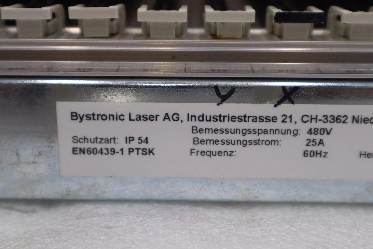 Used BYSTRONIC  4503860 MODULE SLOT RACK PANEL STOCK 5023