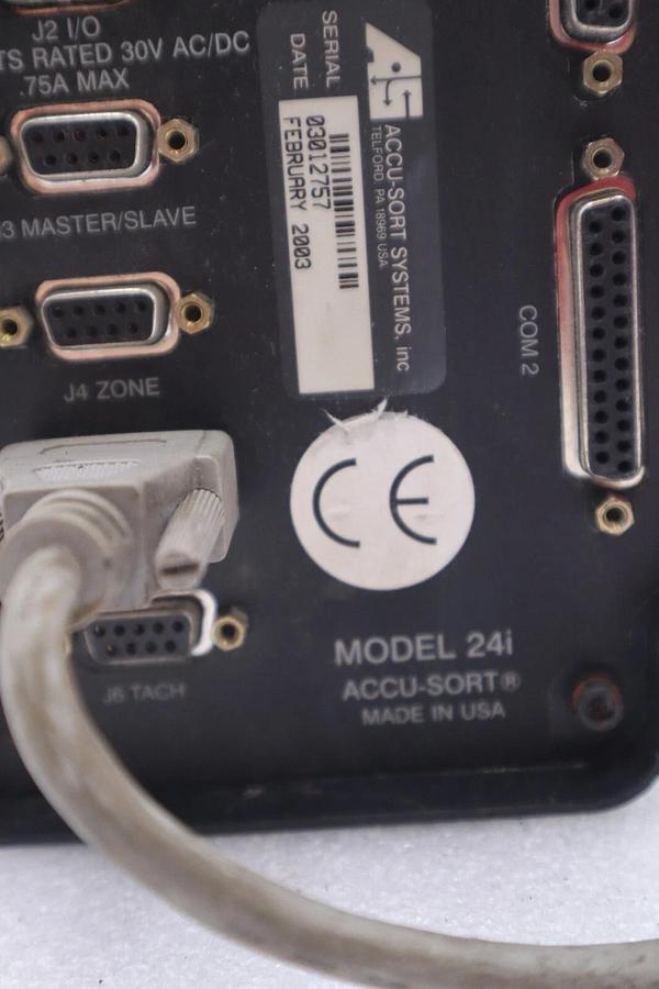 Used ACCU-SORT 24I SERIES II LASER BAR CODE SCANNER STOCK #2798