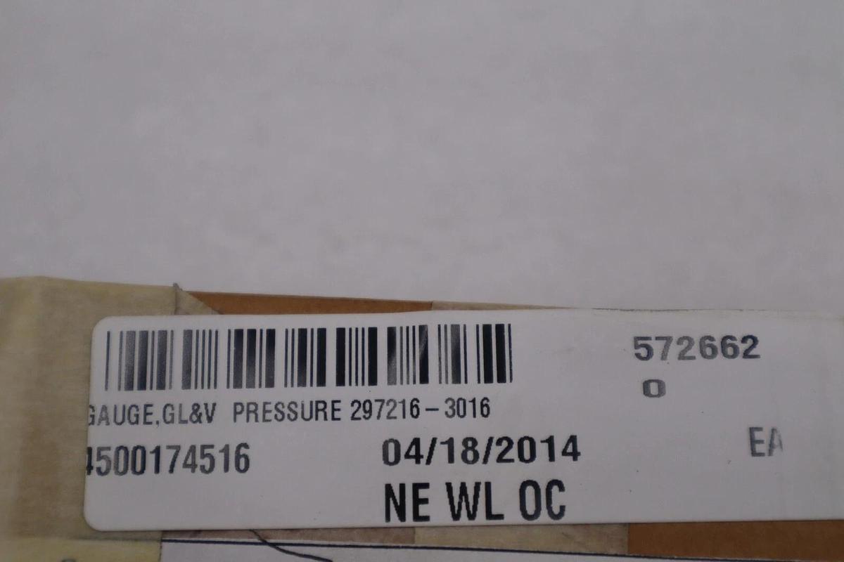Used NEW Wika 4" NACE Sour Gas Service Gauge Range 0-60 PSI 0-400 kPa STOCK G641A
