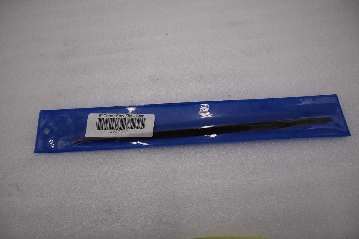 LOT OF 4 - NEW Grobet 8" Slim Taper Saw American Pattern File USA STOCK H707A