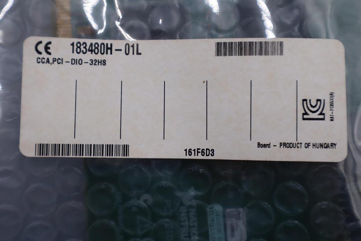National Instruments NI PCI-DIO-32HS 183480H-01L Data Acquisition DAQ Card H576A