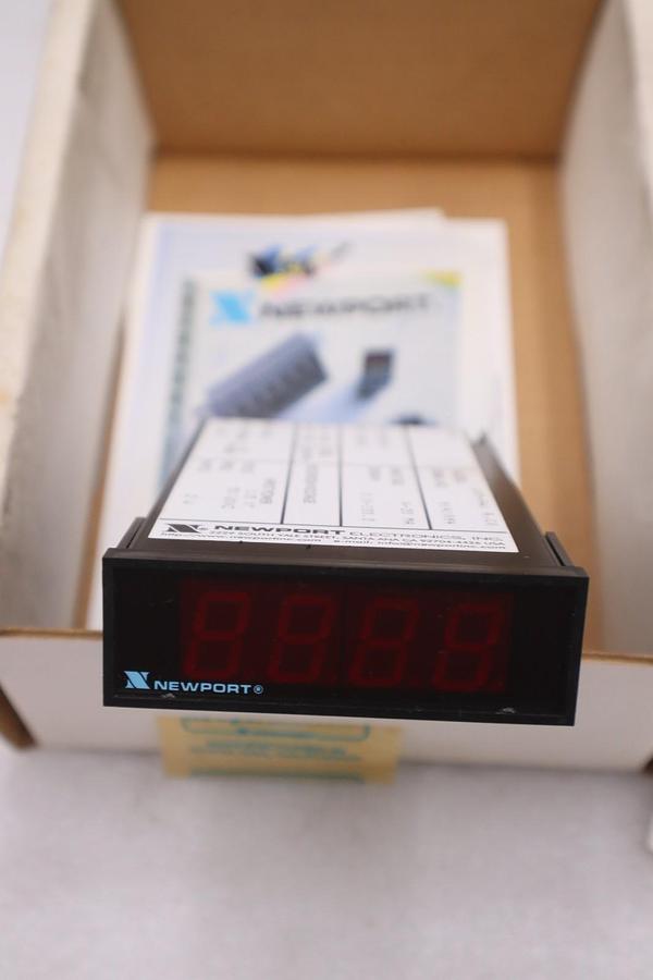 Used NEW OPEN BOX NEWPORT 205-PA1 R C0 PANEL METER PROCESS CONTROL STK GF346A