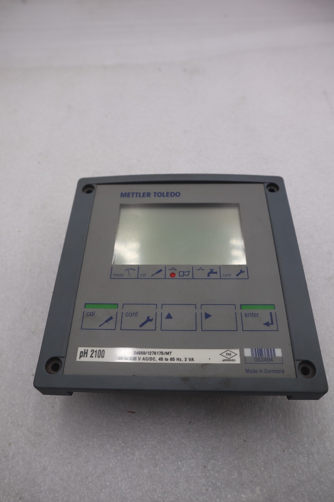 Used METTLER TOLEDO TEMPERATURE TRANSMITTER PH 2100 STOCK K-3070