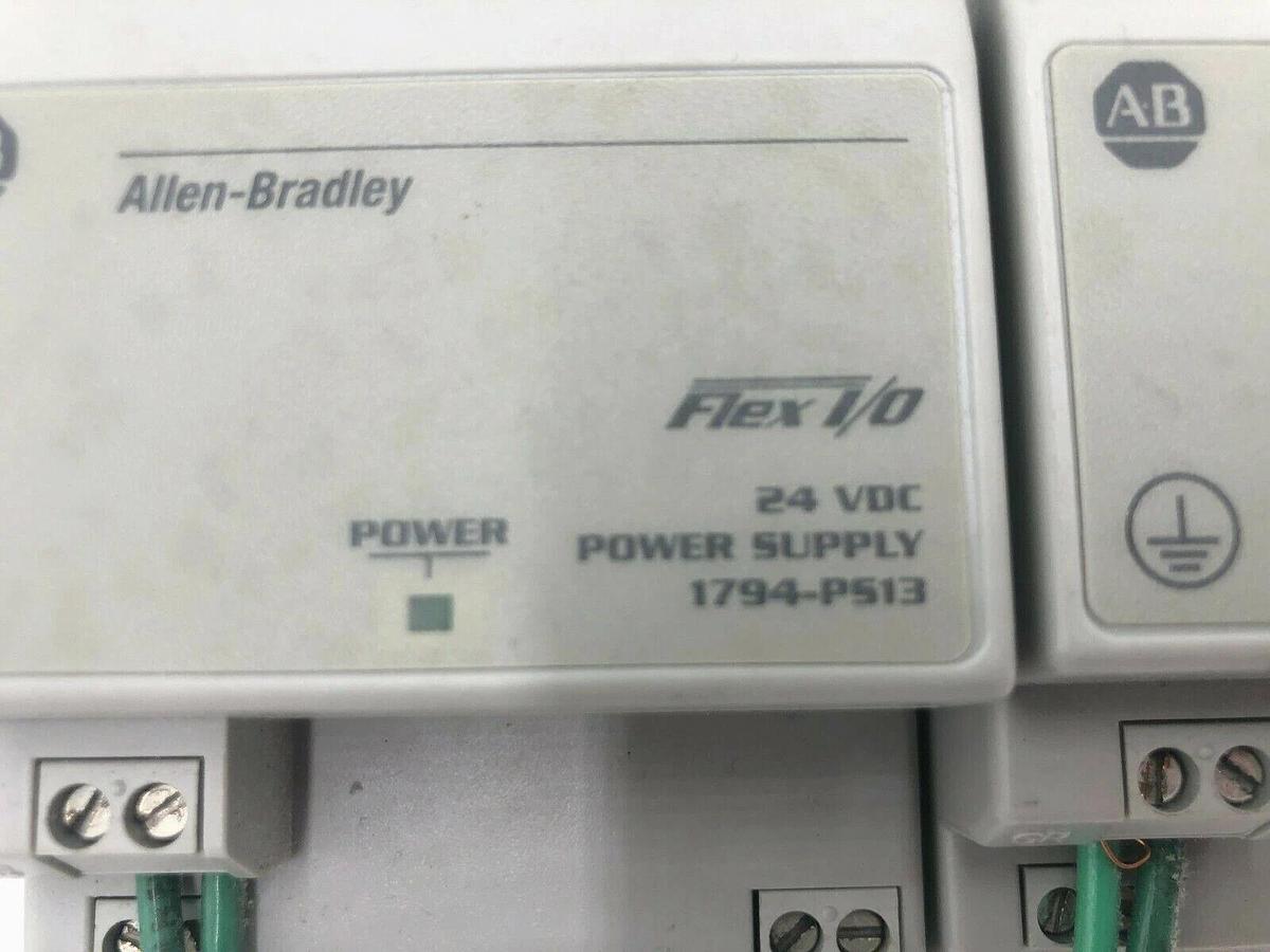 Used ALLEN BRADLEY 1794-PS13 AND 1794-OB16 LOT OF 4 STOCK 1074