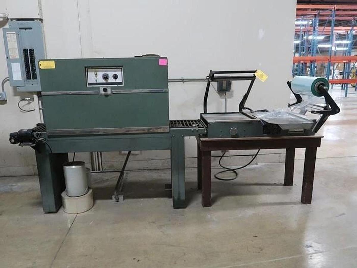 Used WELDOTRON 6101 L BAR SEALER WITH HEAT TUNNEL