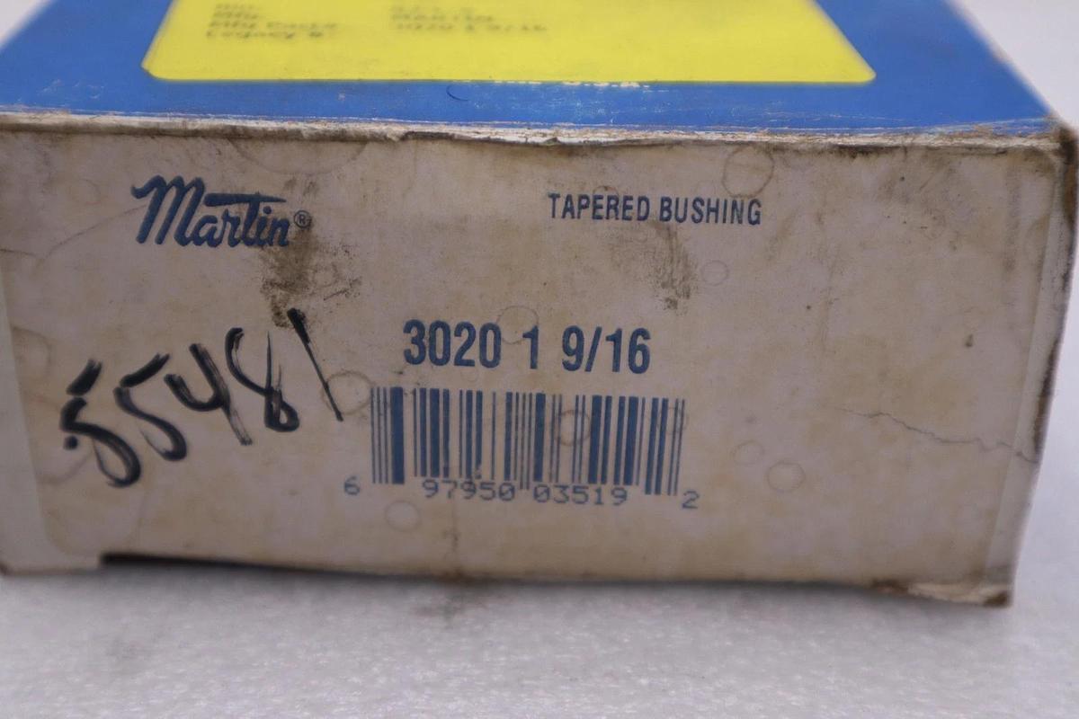 Used NEW Martin Taper Bushing 3020 1 9/16 BEARING STOCK K2087CC